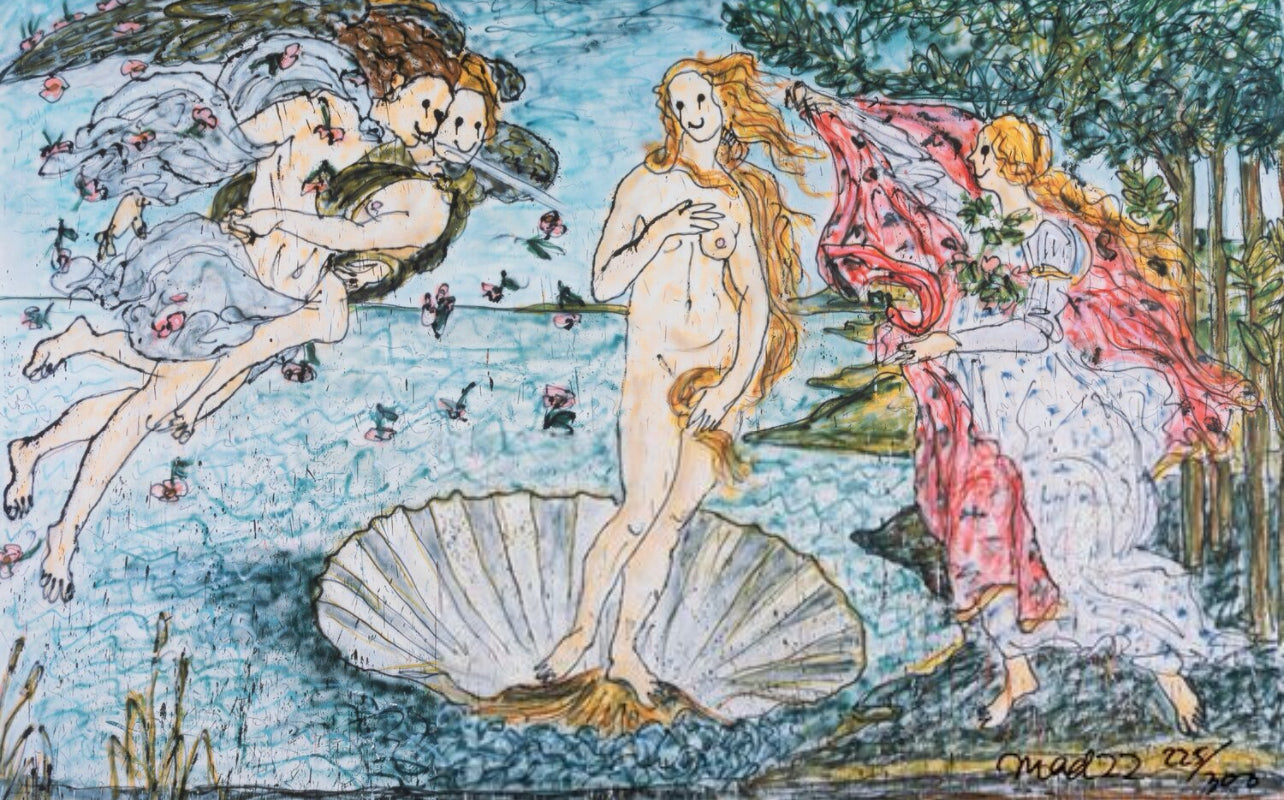 MADSAKI |The Birth of Venus I| (Inspired by Sandro Botticelli)_P, 2022